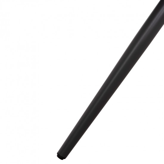 ΤΡΑΠΕΖΙ ΑΛΟΥΜΙΝΙΟΥ ΣΤΡΟΓΓΥΛΟ HIGER ΓΚΡΙ Φ126x74Υεκ.