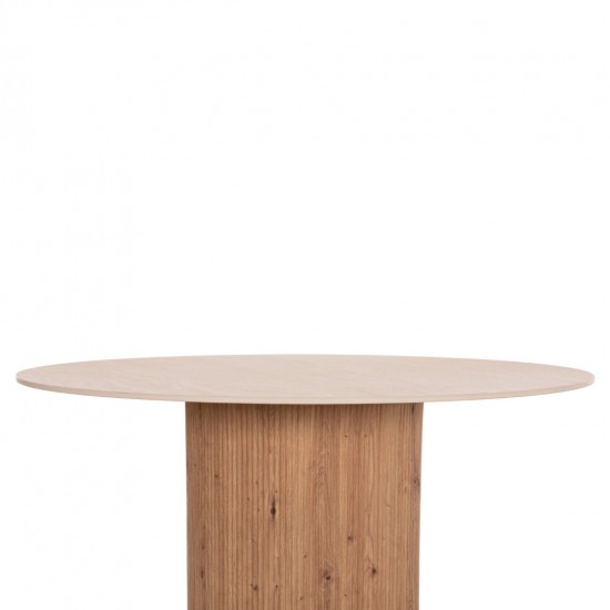 ΤΡΑΠΕΖΙ ΤΡΑΠΕZΑΡΙΑΣ TWIL ΚΕΡΑΜΙΚΟ TOP ΟΨΗ ΤΡΑΒΕΡΤΙΝΑΣ-MDF ΒΑΣΗ Φ126x77Υεκ