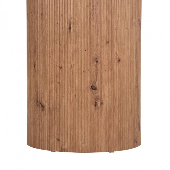 ΤΡΑΠΕΖΙ ΤΡΑΠΕZΑΡΙΑΣ TWIL ΚΕΡΑΜΙΚΟ TOP ΟΨΗ ΤΡΑΒΕΡΤΙΝΑΣ-MDF ΒΑΣΗ Φ126x77Υεκ