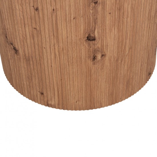 ΤΡΑΠΕΖΙ ΤΡΑΠΕZΑΡΙΑΣ TWIL ΚΕΡΑΜΙΚΟ TOP ΟΨΗ ΤΡΑΒΕΡΤΙΝΑΣ-MDF ΒΑΣΗ Φ126x77Υεκ