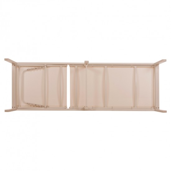 ΞΑΠΛΩΣΤΡΑ ΑΛΟΥΜΙΝΙΟΥ THATCHER ΣΑΜΠΑΝΙ ΣΚΕΛΕΤΟΣ & TEXTILENE 196,5x64,5x92Υεκ