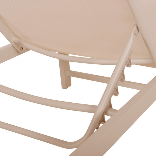 ΞΑΠΛΩΣΤΡΑ ΑΛΟΥΜΙΝΙΟΥ THATCHER ΣΑΜΠΑΝΙ ΣΚΕΛΕΤΟΣ & TEXTILENE 196,5x64,5x92Υεκ