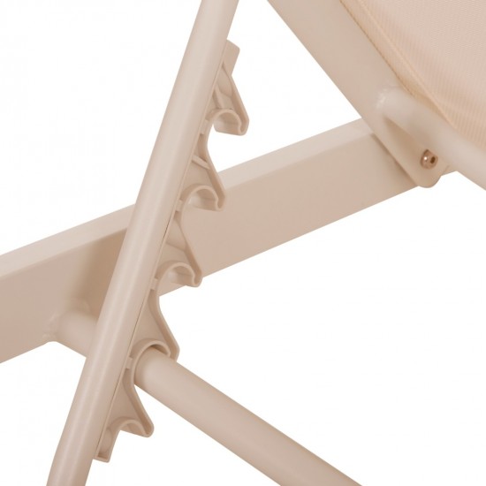 ΞΑΠΛΩΣΤΡΑ ΑΛΟΥΜΙΝΙΟΥ THATCHER ΣΑΜΠΑΝΙ ΣΚΕΛΕΤΟΣ & TEXTILENE 196,5x64,5x92Υεκ