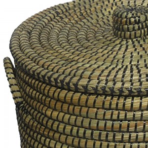 AFRICA ΚΑΛΑΘΙ ΜΕ ΚΑΠΑΚΙ 45x45x50cm KANSGRASS ΦΥΣΙΚΟ ΜΑΥΡΟ PVC AFRICA ΚΑΛΑΘΙ ΜΕ ΚΑΠΑΚΙ 45x45x50cm KANSGRASS ΦΥΣΙΚΟ ΜΑΥΡΟ PVC
