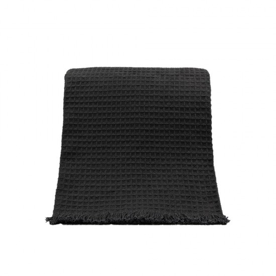 MAROKO ΡΙΧΤΑΡΙ ΔΙΑΚΟΣΜΗΤΙΚΟ 130x170cm ΒΑΜΒΑΚΙ ΓΚΡΙ ΣΚΟΥΡΟ