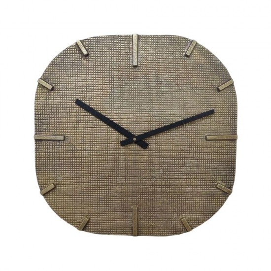 HIVE ΡΟΛΟΪ ΤΟΙΧΟΥ 35x35cm ΑΛΟΥΜΙΝΙΟ BRASS ANTIQUE