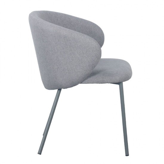 KIRA ΚΑΡΕΚΛΑ ΓΚΡΙ ΑΝΟΙΧΤΟ 56x56x74.5cm