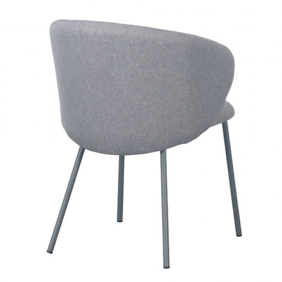 KIRA ΚΑΡΕΚΛΑ ΓΚΡΙ ΑΝΟΙΧΤΟ 56x56x74.5cm