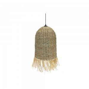 TULUM ΦΩΤΙΣΤΙΚΟ ΟΡΟΦΗΣ 42x42x71cm SEAGRASS ΦΥΣΙΚΟ