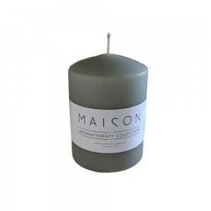 GREY WHISPER ΚΕΡΙ ΑΡΩΜΑΤΙΚΟ 7x7x10cm ΚΕΡΙ ΓΚΡΙ