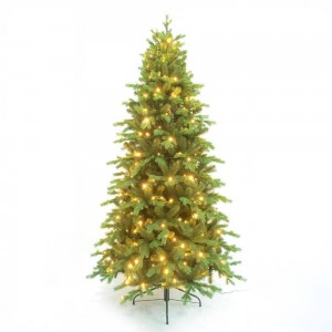 STARLIGHT FIR ΧΡΙΣΤΟΥΓΕΝΝΙΑΤΙΚΟ ΔΕΝΤΡΟ LED ΦΩΤΑ 115x115x210cm PE/PVC ΠΡΑΣΙΝΟ LED/COPPER