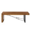 WIRE COFFEE TABLE ΚΑΡΥΔΙ ΜΑΥΡΟ 120x60x40