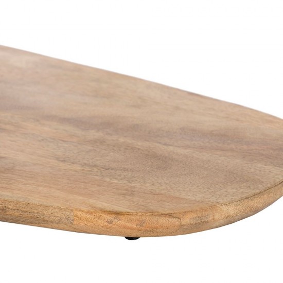 LEVEL COFFEE TABLE ΦΥΣΙΚΟ ΜΑΥΡΟ 95x65x48