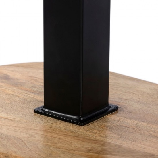 LEVEL COFFEE TABLE ΦΥΣΙΚΟ ΜΑΥΡΟ 95x65x48