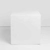 LITHOS SQUARE SIDE TABLE ΛΕΥΚΟ 55.5x55.5x57cm