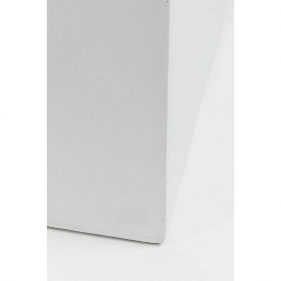 LITHOS SQUARE SIDE TABLE ΛΕΥΚΟ 55.5x55.5x57cm