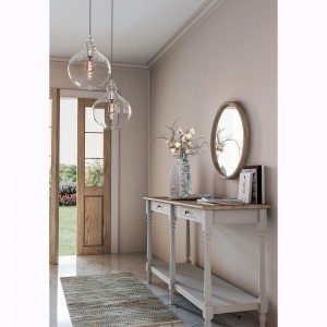 HISTORY ΚΟΝΣΟΛΑ ΛΕΥΚΟ ΦΥΣΙΚΟ 143x48xH79cm