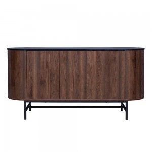 OVAL ΜΠΟΥΦΕΣ 3ΠΟΡΤΕΣ ΚΑΡΥΔΙ 150x45xH74cm