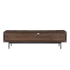 GROOVES TV STAND 2ΠΟΡΤΕΣ 2ΣΥΡΤΑΡΙΑ WOTAN OAK ΓΚΡΙ 180x41,5xH50cm