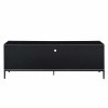 BLACKBIRD TV STAND RIVIERA OAK ΜΑΥΡΟ 160x40,5xH58cm
