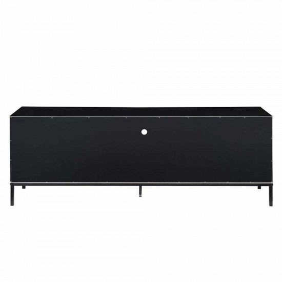 BLACKBIRD TV STAND RIVIERA OAK ΜΑΥΡΟ 160x40,5xH58cm