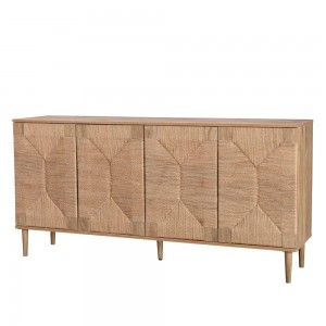 SISAL ΜΠΟΥΦΕΣ 4ΠΟΡΤΕΣ ΦΥΣΙΚΟ 160x39x78.5cm SISAL ΜΠΟΥΦΕΣ 4ΠΟΡΤΕΣ ΦΥΣΙΚΟ 160x39x78.5cm