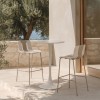 ART ΣΚΑΜΠΟ BAR ΜΠΕΖ OFF WHITE 52.5x52x103cm