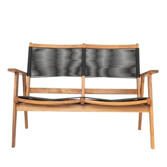 CAVO ΚΑΝΑΠΕΣ ΜΑΥΡΟ ΦΥΣΙΚΟ 120x72xH85cm