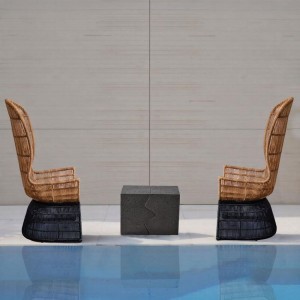 MISA ΠΟΛΥΘΡΟΝΑ ΦΥΣΙΚΟ ΜΑΥΡΟ 110x75xH165cm