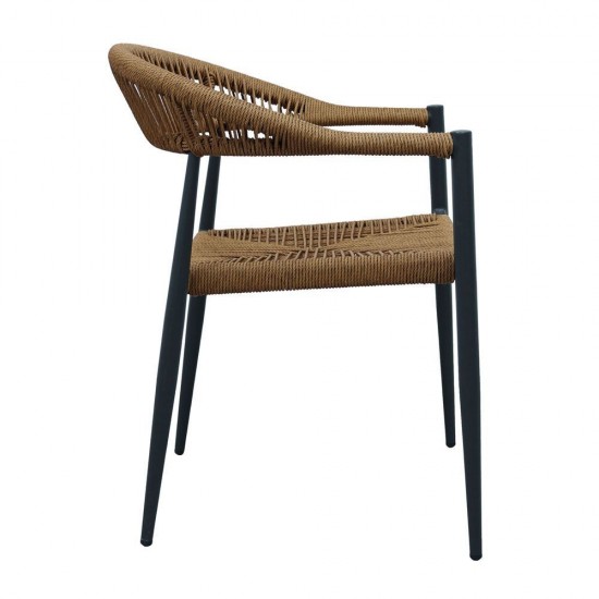 CARLA ΠΟΛΥΘΡΟΝΑ ΜΑΥΡΟ ΚΑΡΥΔΙ 56x59xH78cm