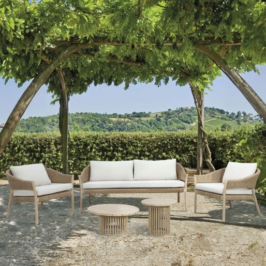 SUMATRA ΣΑΛΟΝΙ SET 1+2 ΦΥΣΙΚΟ BEIGE