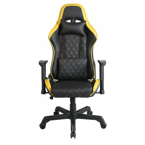 RANGER ΚΑΡΕΚΛΑ GAMING ΓΡΑΦΕΙΟΥ ΜΑΥΡΟ ΚΙΤΡΙΝΟ 52x74xH128/138cm