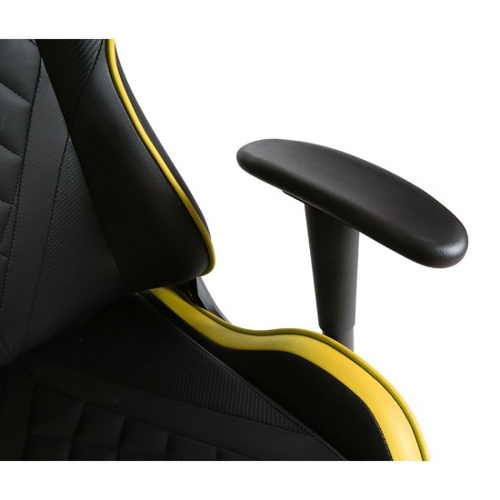 RANGER ΚΑΡΕΚΛΑ GAMING ΓΡΑΦΕΙΟΥ ΜΑΥΡΟ ΚΙΤΡΙΝΟ 52x74xH128/138cm