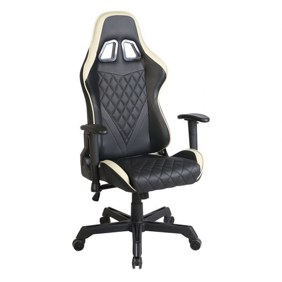 RANGER ΚΑΡΕΚΛΑ GAMING ΓΡΑΦΕΙΟΥ ΜΑΥΡΟ PURO 52x74xH128/138cm