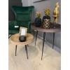 LAMA SIDE TABLE SET2 D60xH62cm-D40xH42cm