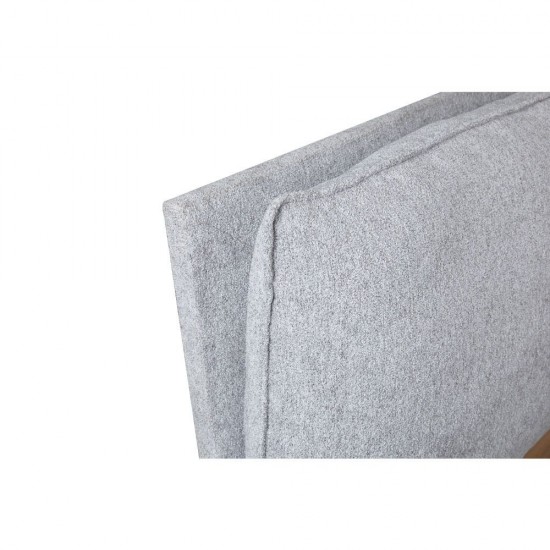 NEON ΚΡΕΒΑΤΙ (ΓΙΑ ΣΤΡΩΜΑ 120x200cm) ΓΚΡΙ ΦΥΣΙΚΟ 127x210x101cm