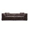 RULER ΚΑΝΑΠΕΣ 3ΘΕΣΙΟΣ COFFEE 243x102x68cm RULER ΚΑΝΑΠΕΣ 3ΘΕΣΙΟΣ COFFEE 243x102x68cm