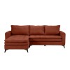 SCANDALO ΚΑΝΑΠΕΣ ΓΩΝΙΑ ΑΝΑΣΤΡΕΨΙΜΗ TERRACOTTA 265x188xH99cm SCANDALO ΚΑΝΑΠΕΣ ΓΩΝΙΑ ΑΝΑΣΤΡΕΨΙΜΗ TERRACOTTA 265x188xH99cm