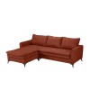 SCANDALO ΚΑΝΑΠΕΣ ΓΩΝΙΑ ΑΝΑΣΤΡΕΨΙΜΗ TERRACOTTA 265x188xH99cm SCANDALO ΚΑΝΑΠΕΣ ΓΩΝΙΑ ΑΝΑΣΤΡΕΨΙΜΗ TERRACOTTA 265x188xH99cm