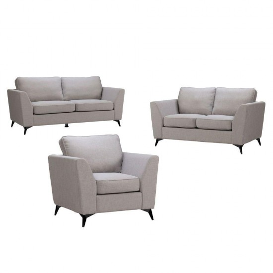 BOEL ΚΑΝΑΠΕΣ 3ΘΕΣΙΟΣ ΓΚΡΙ 200x86xH92cm BOEL ΚΑΝΑΠΕΣ 3ΘΕΣΙΟΣ ΓΚΡΙ 200x86xH92cm