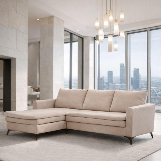 SCANDALO ΚΑΝΑΠΕΣ ΓΩΝΙΑ ΑΝΑΣΤΡΕΨΙΜΗ CREAM ASTI 1 265x188x99cm SCANDALO ΚΑΝΑΠΕΣ ΓΩΝΙΑ ΑΝΑΣΤΡΕΨΙΜΗ CREAM ASTI 1 265x188x99cm