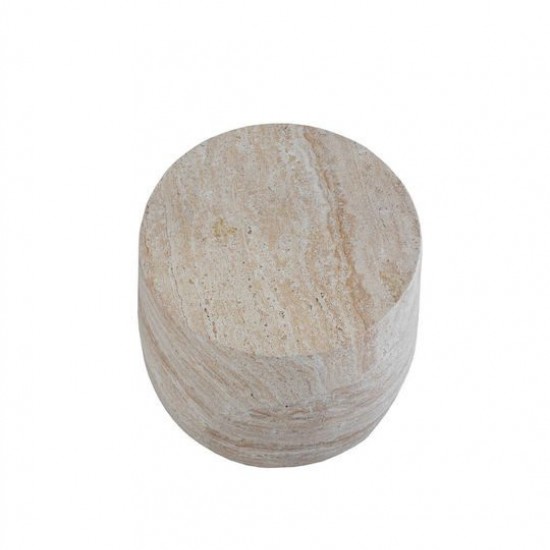 LITHOS SIDE TABLE BEIGE 49x49xH41,5cm