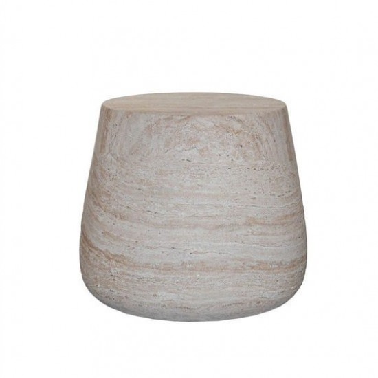LITHOS SIDE TABLE BEIGE 49x49xH41,5cm