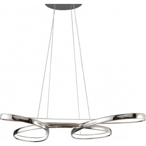 Κρεμαστό Φωτιστικό Μοντέρνο LED Ασημί