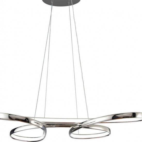 Κρεμαστό Φωτιστικό Μοντέρνο LED Ασημί-ΑΣΗΜΙ-ΚΡΕΜΑΣΤΟ ΦΩΤΙΣΤΙΚΟ-LED-