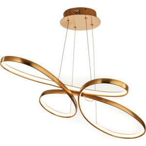 Κρεμαστό Φωτιστικό Μοντέρνο LED Χρυσό