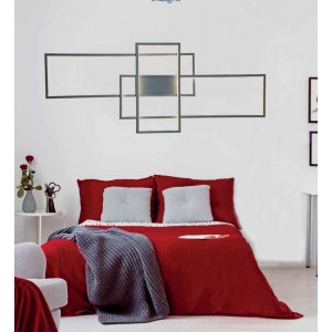 Μεταλλική Πλαφονιέρα Οροφής Ασημί