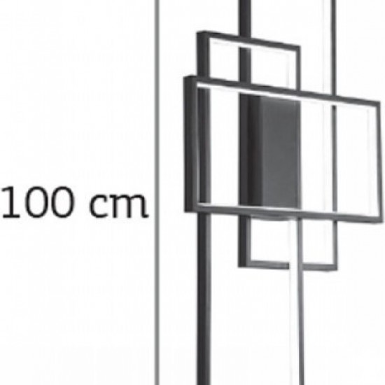 Μεταλλική Πλαφονιέρα Οροφής Μαύρη-ΠΛΑΦΟΝΙΕΡΑ-ΜΑΥΡΗ-LED-