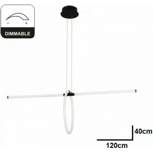 Κρεμαστό Φωτιστικό Μοντέρνο LED 30W 3000K Λευκό