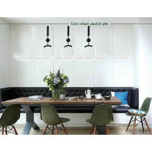 Κρεμαστό Φωτιστικό Μοντέρνο LED Μαύρο